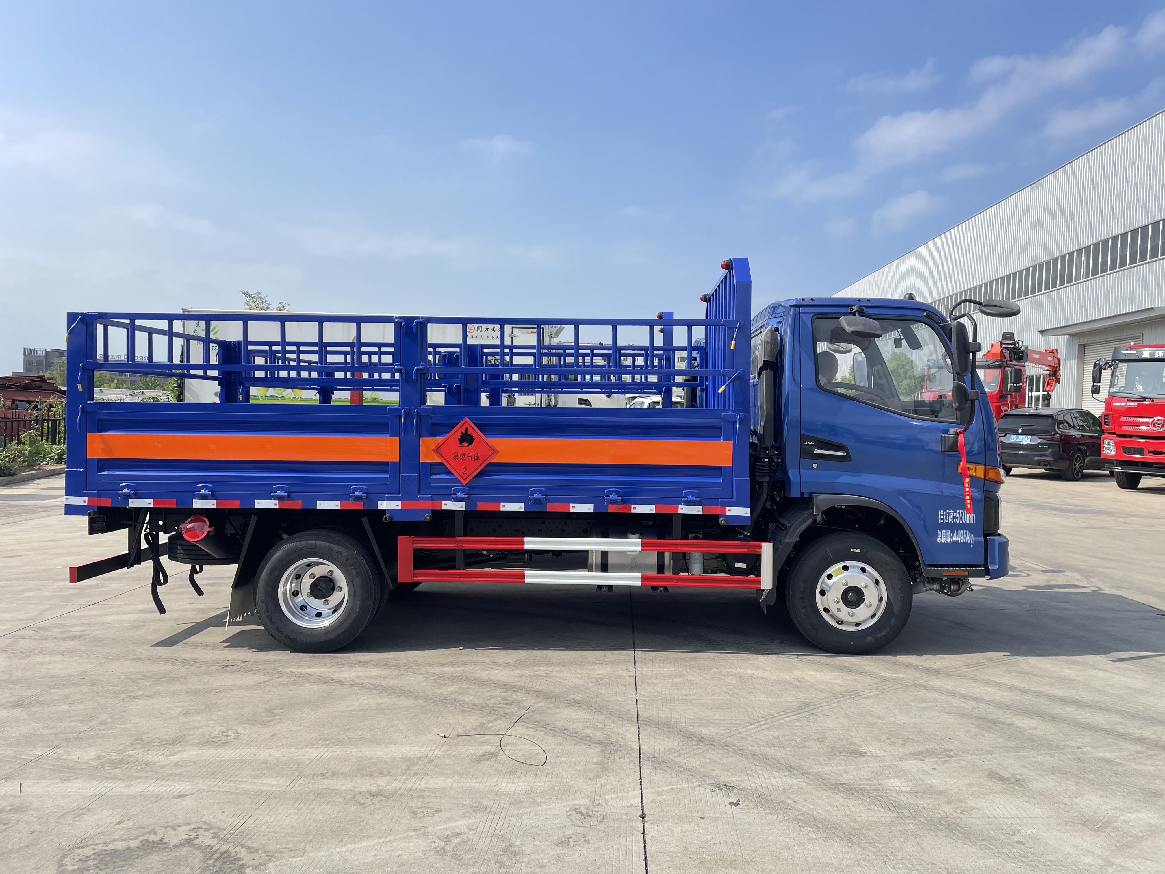 江淮藍牌4.1米氣瓶運輸車